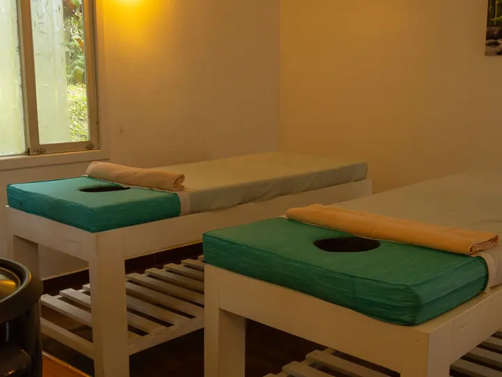 Treatment room of the spa at Las Terrazas de Dana Boutique Lodge & Spa, Mindo Cloud Forest