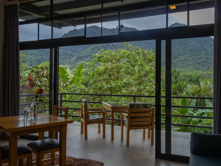 Suite with a view over the valley at Las Terrazas de Dana Boutique Lodge & Spa, Mindo Cloud Forest