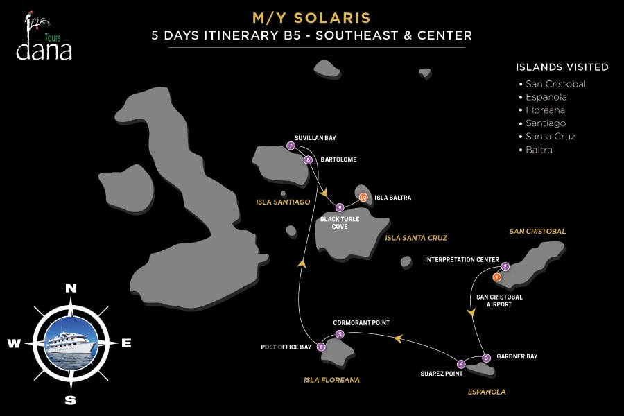 MY Solaris 5 Days Itinerary B5 - Southeast & Center