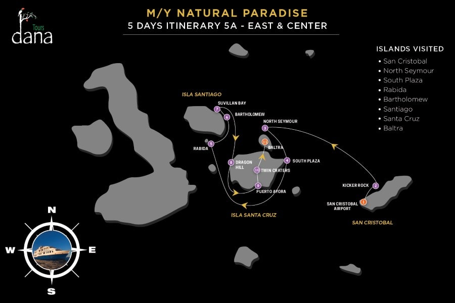 MY Natural Paradise 5 Days Itinerary 5A - East & Center