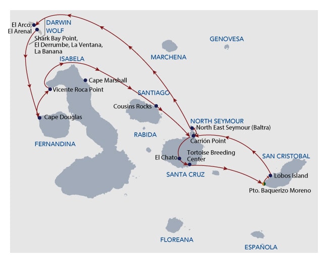 MY Calipso 8 Days Itinerary 8B - Diving