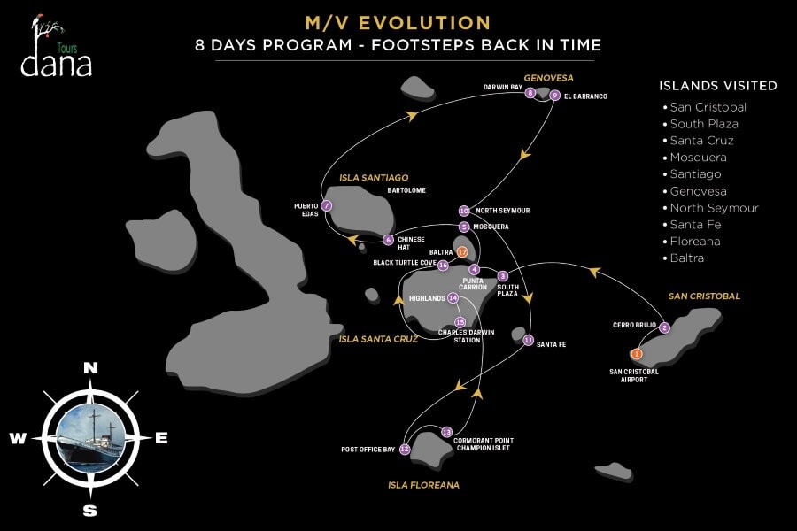 Evolution 8 Days Program - Footsteps back in time
