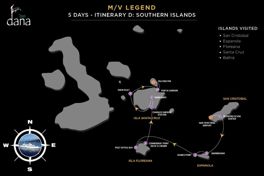 Legend 5 Days - D Southern Islands