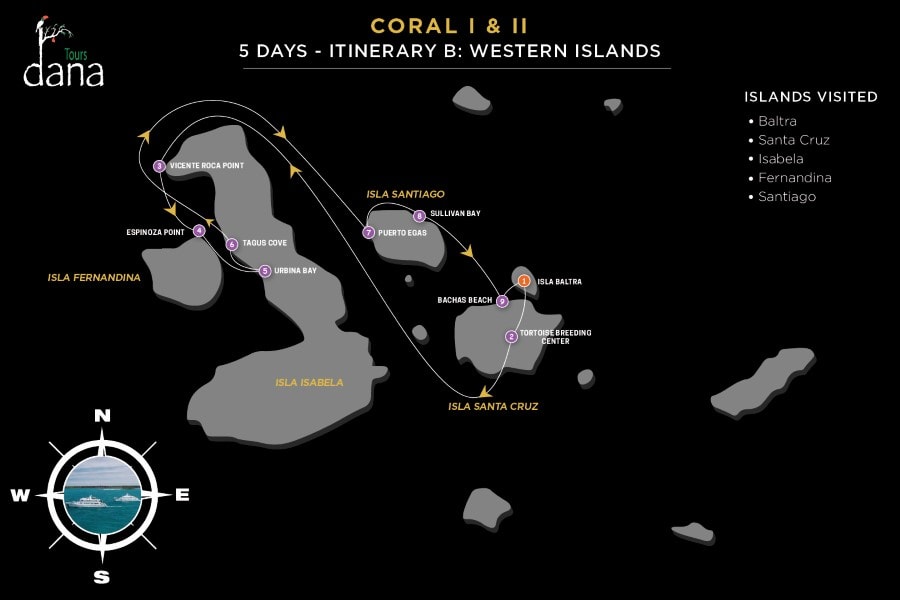 Coral I & II 5 Days - B Western Islands