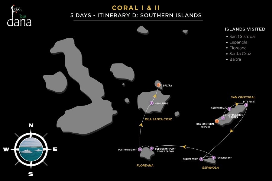 Coral I &amp; II 5 Days - D Southern Islands